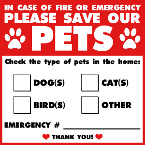 pet fire safety