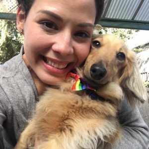 October Pet Sitter Susana with Dog